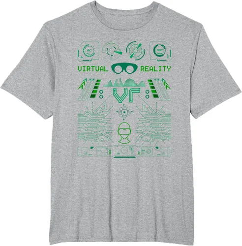Miniatura 30 de Camiseta de realidad virtual VR Retro Gamers, Negro, S