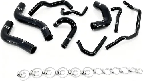 Miniatura 9 de Kit de manguera de refrigerante para radiador de silicona compatible con Mazda MX5 MX-5 Miata NA6CE B6Ze 1.6L (LX-1507C, rojo)