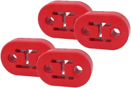Miniatura 4 de 4 silenciadores universales de goma de repuesto para tubo de escape de 2 agujeros, soporte de montaje de buje para Ford Crown Victoria Base Sedan