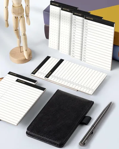 Miniatura 5 de WEMATE Juego de 10 Piezas de Soportes Pequeños para Bloc de Notas, Cuaderno de Bolsillo - Incluye Mini Soporte para Bloc de Notas de Bolsillo con 8