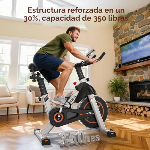 Miniatura 4 de YOSUDA Exercise Bike, Brake Pad Stationary Bike for Home with Exclusive App, Magnetic Indoor Cycling Bike with 300 lb Weight Capacity, Low Noise