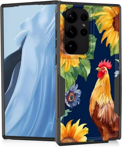Miniatura 90 de Funda para Galaxy A14 5G, resistente de doble capa híbrida de policarbonato duro, goma suave, a prueba de golpes, funda protectora resistente