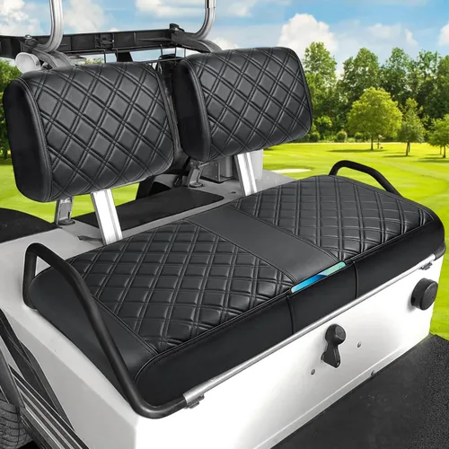 Miniatura 12 de MOSNAI Fundas de Asiento de Club Car Precedent, Fundas de Asiento de Carrito de Golf para Asiento Ordinario OEM de Club Car Precedent, Funda