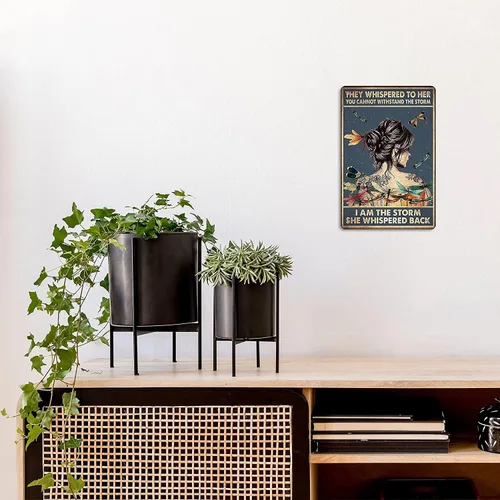 Miniatura 8 de Letrero decorativo retro de 8 x 12 pulgadas, letrero de metal decorativo para habitación, arte de pared retro, póster de viaje por el mundo
