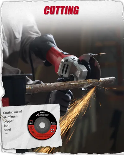Miniatura 3 de AVID POWER Amoladora angular de 7.5 amperios y 4-1/2 pulgadas, herramientas eléctricas con muelas, ruedas de corte, disco de solapa y mango auxiliar