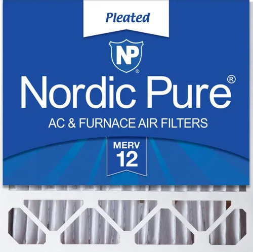 Miniatura 34 de Nordic Pure 20 x 20 x 5 (19_5/8 x 19_7/8 x 4_3/8) Honeywell/Lennox MERV 12 filtros de aire de repuesto, 2