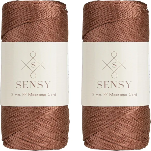 Miniatura 109 de Sensy Premium Cuerda de Poliéster de 2mm 251 Yardas Cuerda de Polipropileno 100% Cordón de Macramé 2mm Cordón para Bolsa de Ganchillo Cuerda