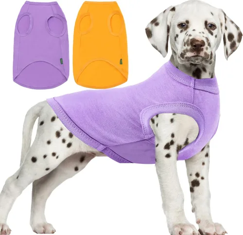 Miniatura 10 de Camisa azul en blanco para perros,Camisetas grandes para perros y niñas,Camiseta lisa de bulldog francés,L azul real Azul y Royal