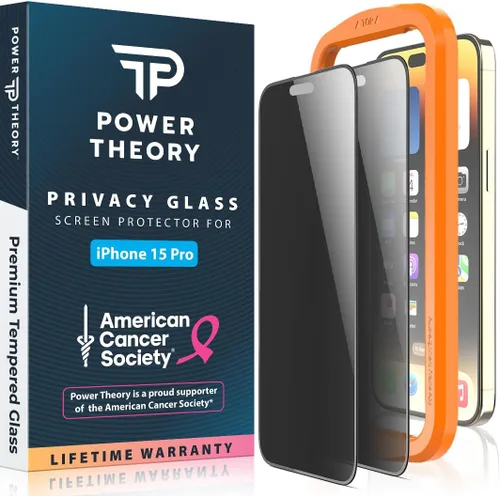 Miniatura 20 de Power Theory Protector de pantalla para iPhone 14 Pro Max, pantalla de vidrio templado de alta calidad para una máxima protección en tu iPhone 14