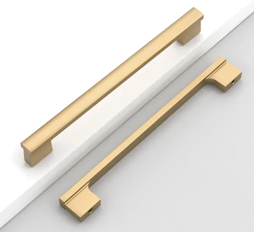 Miniatura 26 de Paquete de 12 tiradores para gabinete de 4 pulgadas (102mm) de níquel satinado cepillado, accesorios para gabinetes de cocina, cajones, cómodas