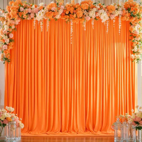 Miniatura 37 de Cortinas de fondo azul bebé de 8 x 10 pies para bodas, cortinas de fondo de poliéster sin arrugas, para baby shower, fiestas de cumpleaños