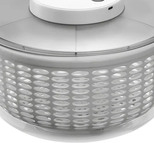 Miniatura 5 de Escurridor para lavadora de verduras, 500 rpm, eléctrico, recargable, desmontable, para ensalada
