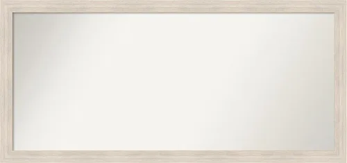 Miniatura 8 de Amanti Art Espejo de baño blanco para sobre el fregadero, 30 x 35 pulgadas, espejo de tocador rectangular estrecho de Eva de oro blanco, marco