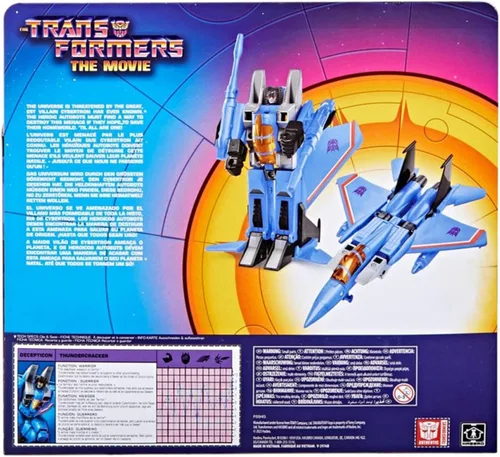 Miniatura 5 de Hasbro The Transformers: The Movie - Figura retro de Thundercracker de 5.5 pulgadas