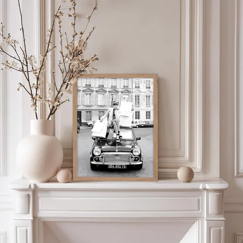 Miniatura 5 de Poster Master - Cartel de moda - Impresión de compras en París - Arte de fotografía de moda - Regalo glamuroso para ella, mujeres, fashionistas