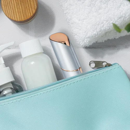 Miniatura 6 de innobeaut Depilación facial para mujeres, removedor de vello facial eléctrico sin dolor para cara, labios, barbilla con USB recargable, azul con 3