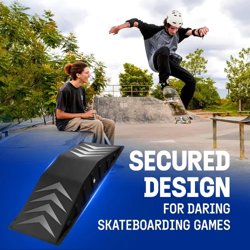 Miniatura 8 de Yes4All Single-Piece Skateboard Ramp, Bike Ramp, Skate Ramp - Design for Beginners, More Durable, Safe, Capacity 220Lbs