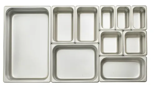 Miniatura 2 de Winco Bandeja de vapor antiatascos, 1/4 x 2-1/2 pulgadas, calibre 24