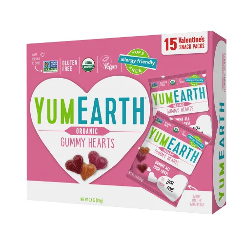 Miniatura 12 de Yumearth Organic Valentines Surtido Pops & Gummy Fruits, 266 GR