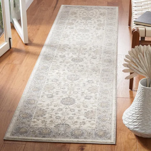 Miniatura 24 de Safavieh Sofia Collection SOF330B, tapete clásico color gris claro y beige, Polipropileno