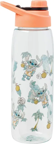 Miniatura 25 de Silver Buffalo Disney Lilo and Stitch Pineapple Pop Up Peek-A-Boo - Botella de agua con tapa de rosca, 28 onzas Piña Peek-A-Boo de Lilo y Stitch