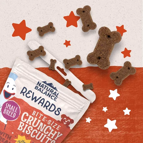 Miniatura 4 de Natural Balance Premios de Ingredientes Limitados Crujientes Galletas, Bocadillos para Perros de Tamaño de Mordida Sin Granos para Perros de Raza