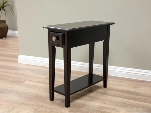 Miniatura 6 de Frenchi Furniture Mesa auxiliar, cereza oscura