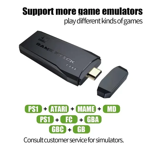 Miniatura 3 de NUAYA Consola de videojuegos retro - Nostalgia Stick con 9 emuladores clásicos, salida HDMI 4K y más de 20.000 juegos integrados, incluye