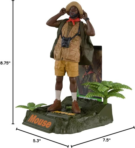 Miniatura 8 de McFarlane Toys - Figura posada de Franklin Mouse Finbar (Jumanji) de Movie Maniacs de 6 pulgadas