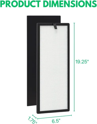 Miniatura 2 de Nispira NEA-F1 NEA-C1 Filtro True HEPA Filtro de Carbón Activado Reemplazo Para Eureka NEA120 Toshiba Smart WiFi Danby DAP143AW-UV DAP143BAB-UV