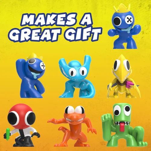 Miniatura 6 de Rainbow Friends - Set coleccionista de minifiguras de 10 unidades (10 figuras coleccionables, Serie 2)