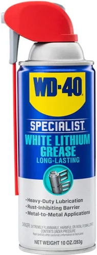 Miniatura 3 de WD-40 Specialist Spray de Grasa de Litio Blanco con Smart Straw que Pulveriza de 2 Formas, 10 OZ [Paquete de 6] & WD-40 Specialist Lubricante