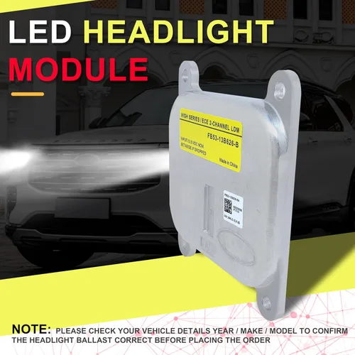 Miniatura 5 de Módulo de Faro LED de Reemplazo para FB53-13B626-B: Módulo de Faro 2016 2017 2018 2019 Ford Explorer - Módulo de Faro LED de Reemplazo