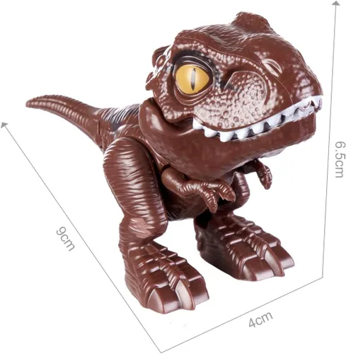 Miniatura 4 de Berry President Juguetes de dinosaurio para niños de 3 a 5 años, títeres de dinosaurios, figuras de acción de tiranosaurio Rex con bocas móviles