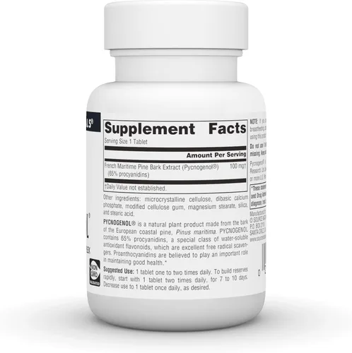 Miniatura 3 de Pycnogenol de Source Naturals, 0.003 onzas, SN0332, 1, 1