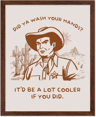 Miniatura 16 de Poster Master Póster de You've Yeed Your Last Haw - Impresión retro de vaquero marrón - Arte occidental - Arte moderno - Arte del salvaje oeste