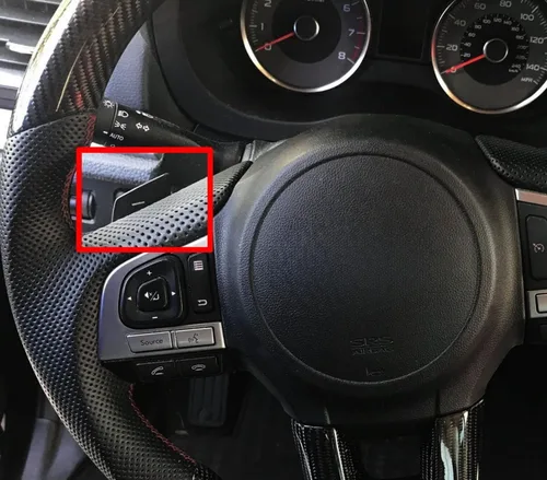 Miniatura 4 de iJDMTOY Extensiones de palanca de cambios de paleta de paletas de fibra de caron forjada más grandes compatibles con Subaru BRZ Impreza WRX Legacy