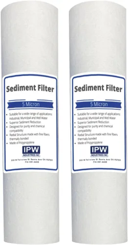 Compatible con HDX HDX2BF4 Filtro doméstico fundido (paquete de 2) por IPW Industries Inc.