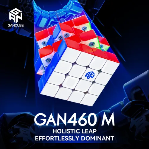Miniatura 2 de GAN 460 M SP, cubo de velocidad 4x4, 112 imanes, Speedcube, estructuras de doble capa, ligero, rompecabezas magnético de 3.88 oz, juguete