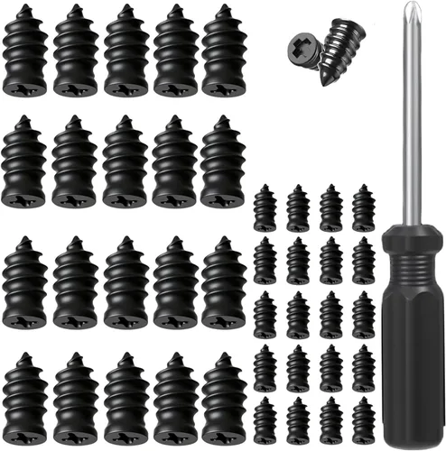 Miniatura 8 de El kit de parches para neumáticos viene en 2 tamaños, nuevo tapón de parche de neumáticos atornillado 2026 con caja y destornillador, herramienta
