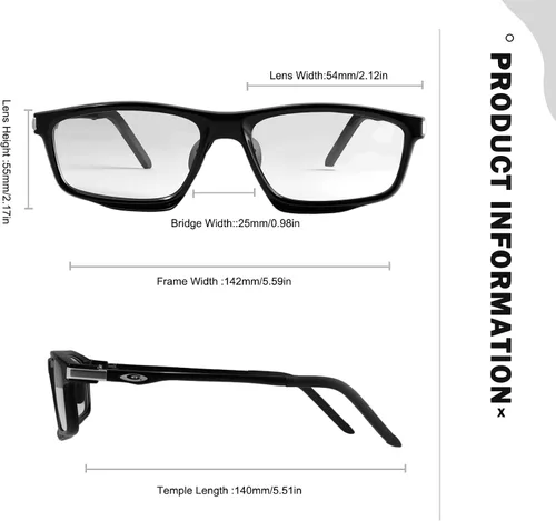 Miniatura 3 de YIMI Lentes fotocromáticos con bloqueo de luz azul, antifatiga ocular, para computadora, juegos, bloqueo de pantalla de luz azul, para hombres