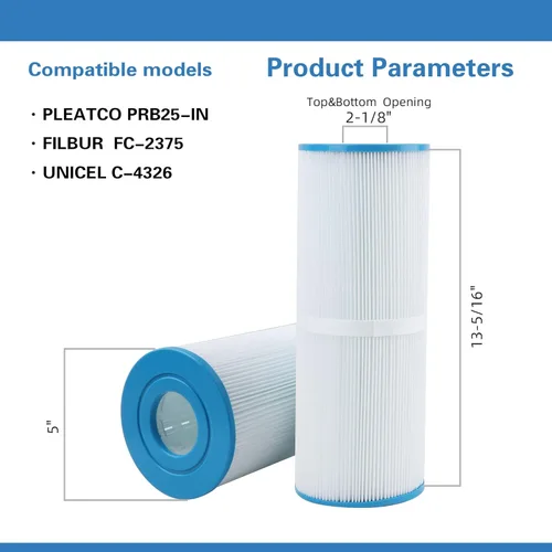Miniatura 2 de Filtros de spa AmiBbon PRB25-IN, sustituye a Unicel C-4326, Filbur FC-2375, FC-2370, Guardian 413-106,817-2500,17-2327, 33521, 25392, 303909