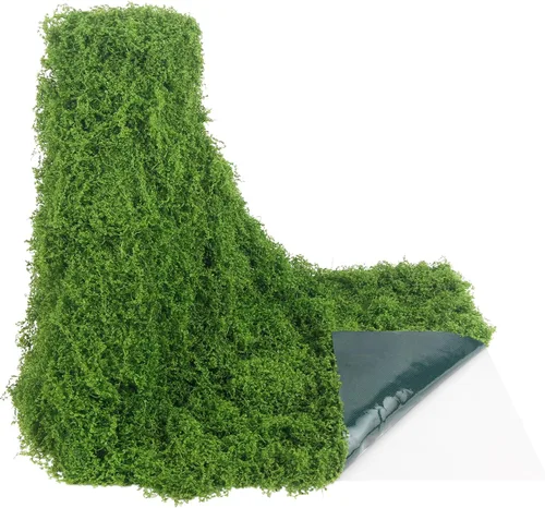 Miniatura 10 de ACRYCS Musgo falso verde musgo de 39 x 39 pulgadas para decorar césped artificial para plantas de interior, manualidades, centros de mesa, centros