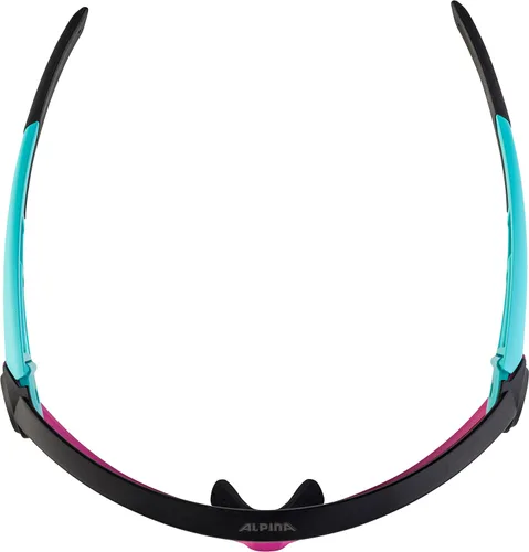 Miniatura 5 de ALPINA Gafas de sol deportivas con 100% protección UV para hombres y mujeres, para ciclismo, correr, protección lateral extraíble, 5W1NG