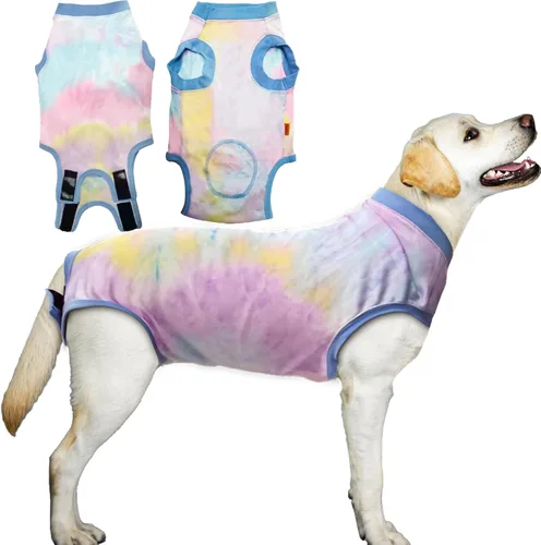 Miniatura 16 de Traje de Recuperación de Cirugía de Perro, Traje de Recuperación Quirúrgica para Perro Macho Hembra Neuter, Camisa de Esterilización Mameluco