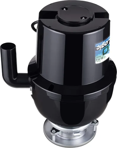 Miniatura 4 de Eco Logic EL-9-DS-BN 9 Deluxe Designer Series - Eliminador de residuos de alimentos con brida de fregadero de níquel cepillado, 3/4 HP Brida