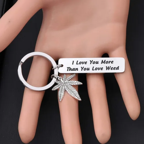Miniatura 5 de ENSIANTH Dije de hoja de niña con un regalo divertido