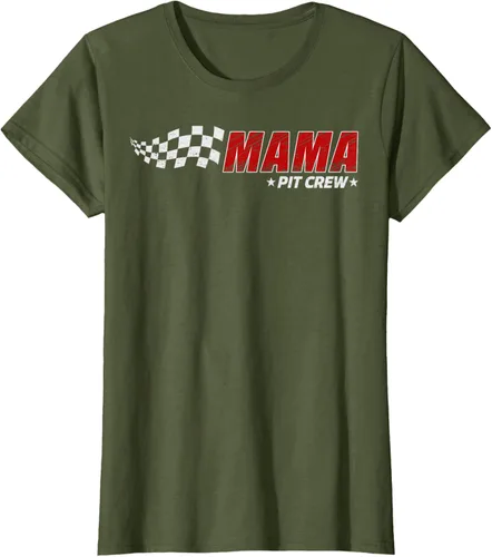 Miniatura 75 de Mama Pit Crew Race Car Birthday Family Matching Pit Crew Camiseta
