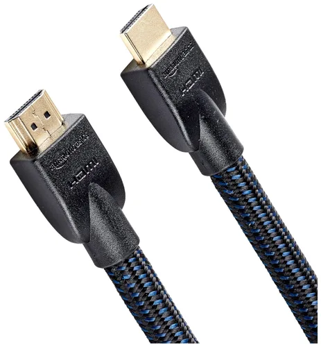Miniatura 9 de Amazon Basics Cable HDMI de 6 pies, cable HDMI 2.0 4K (18 Gbps), trenzado de nailon, 4K @60Hz, 2160p, 48 bits, compatible con TV/PS5/Xbox/Roku, Negro