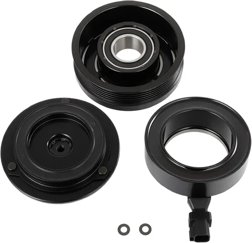 Miniatura 10 de cciyu Embrague del compresor de aire acondicionado 1993-1997 para Ford E-350 Econoline 7.3L 1993-1997 para Ford E-350 Econoline Club Wagon 7.3L